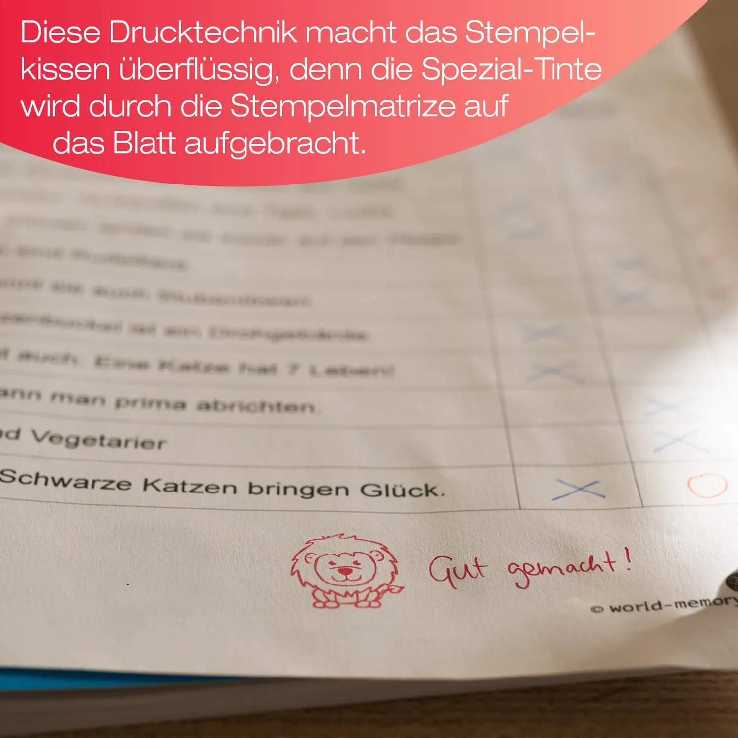 TimeTEX Perpetuum runder Siebdruck-Stempel