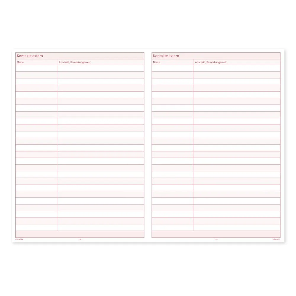 TimeTEX Sozial-Pädagogen-Schulplaner A4-Plus 10558 Kalender 26/27