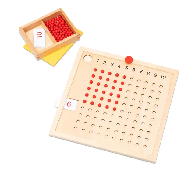 Betzold 85784 Multiplikationsbrett Holz Einmaleins bis 100