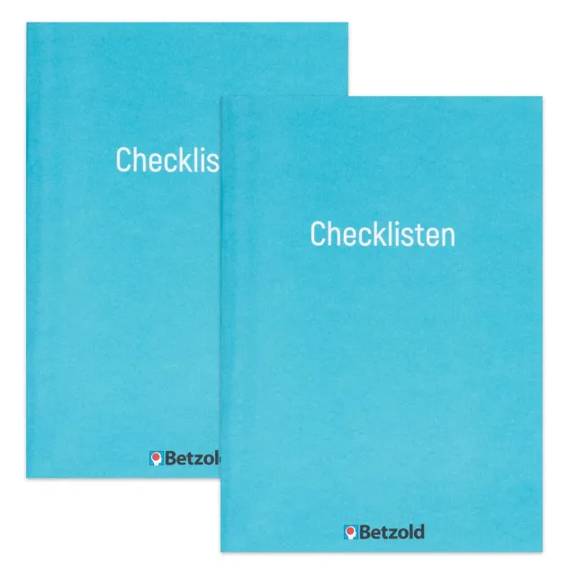 Betzold Checklisten Listenheft 2er-Set für Schulplaner