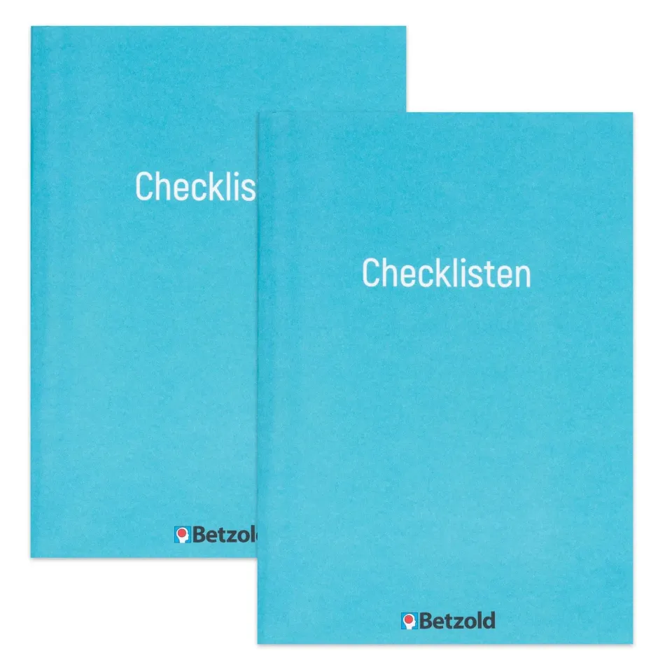 Betzold Checklisten Listenheft 2er-Set für Schulplaner