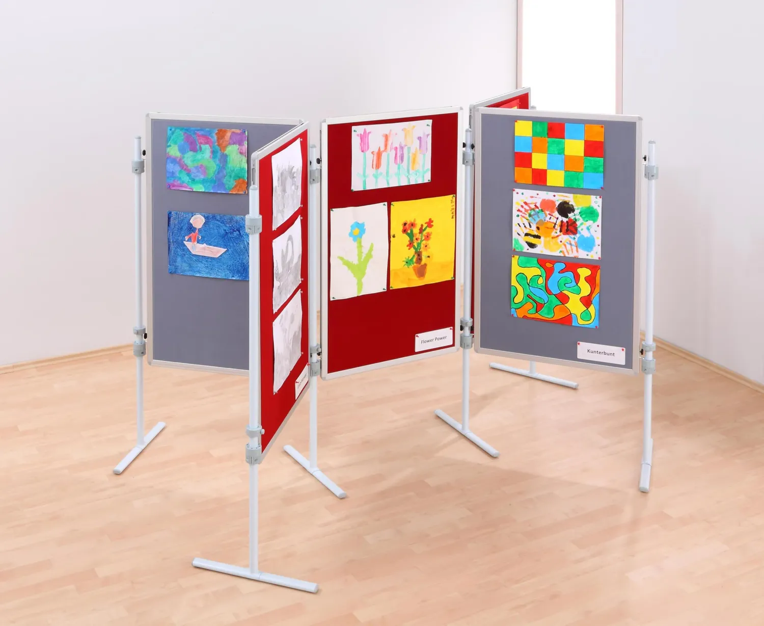 Betzold Stellwandtafel Stoff Moderationstafel