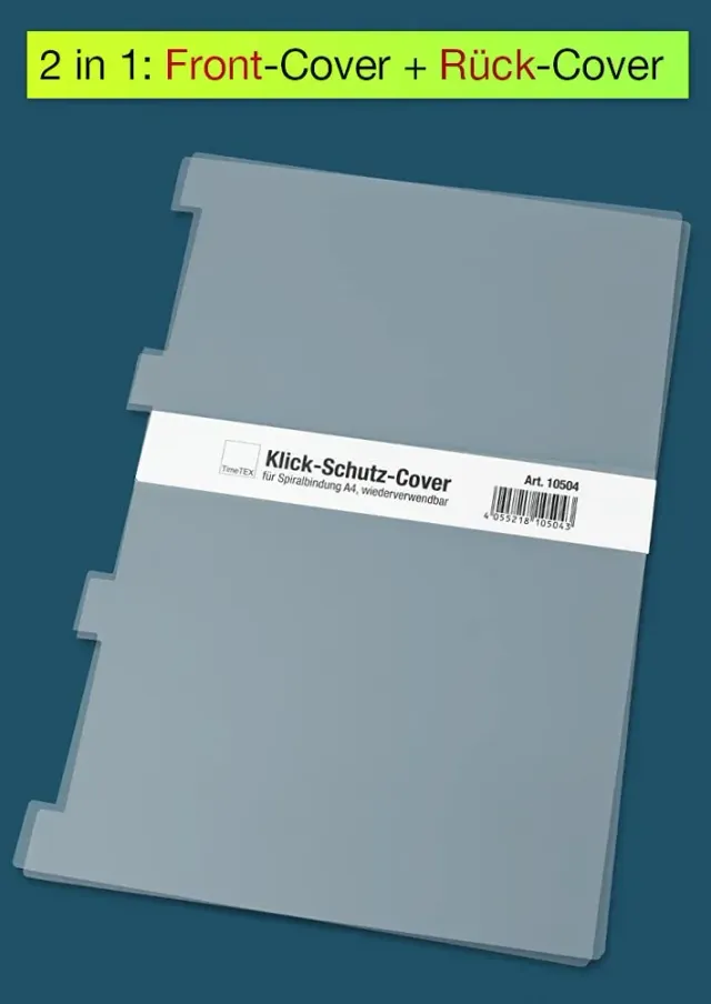 TimeTEX Klick-Schutz-Cover 10504 wiederverwendbar