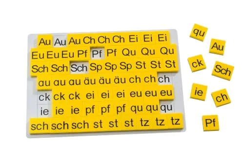 Betzold Buchstaben-Ergänzungssatz zur Lese-Magnetbox 63-teilig