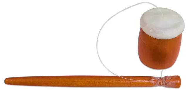 Betzold Waldteufel Holz Effektinstrument mit Fell