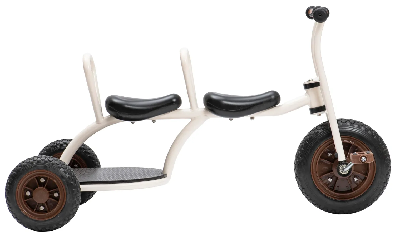 Betzold Buddy Dreirad 2-Sitzer mit Lehne Trittbrett