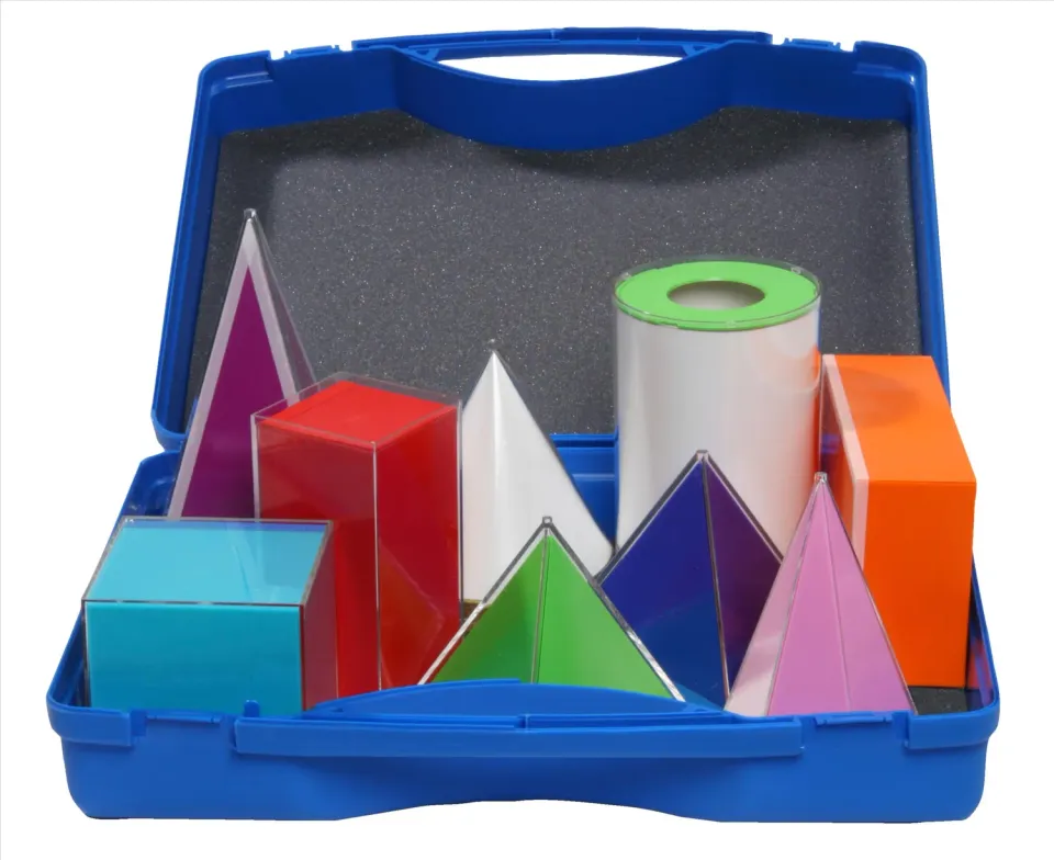 Betzold Geometrie-Körper-Set 9-teilig im Koffer Kunststoff