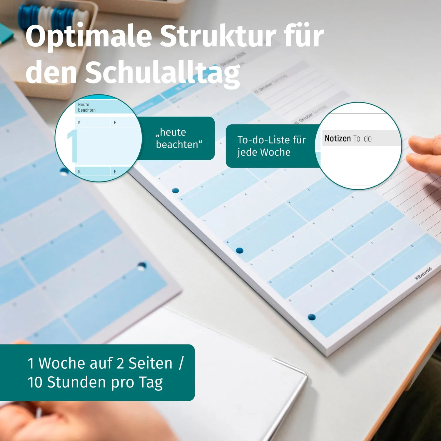 Betzold Lehrerkalender 2026/2027 DIN A4 Schulplaner