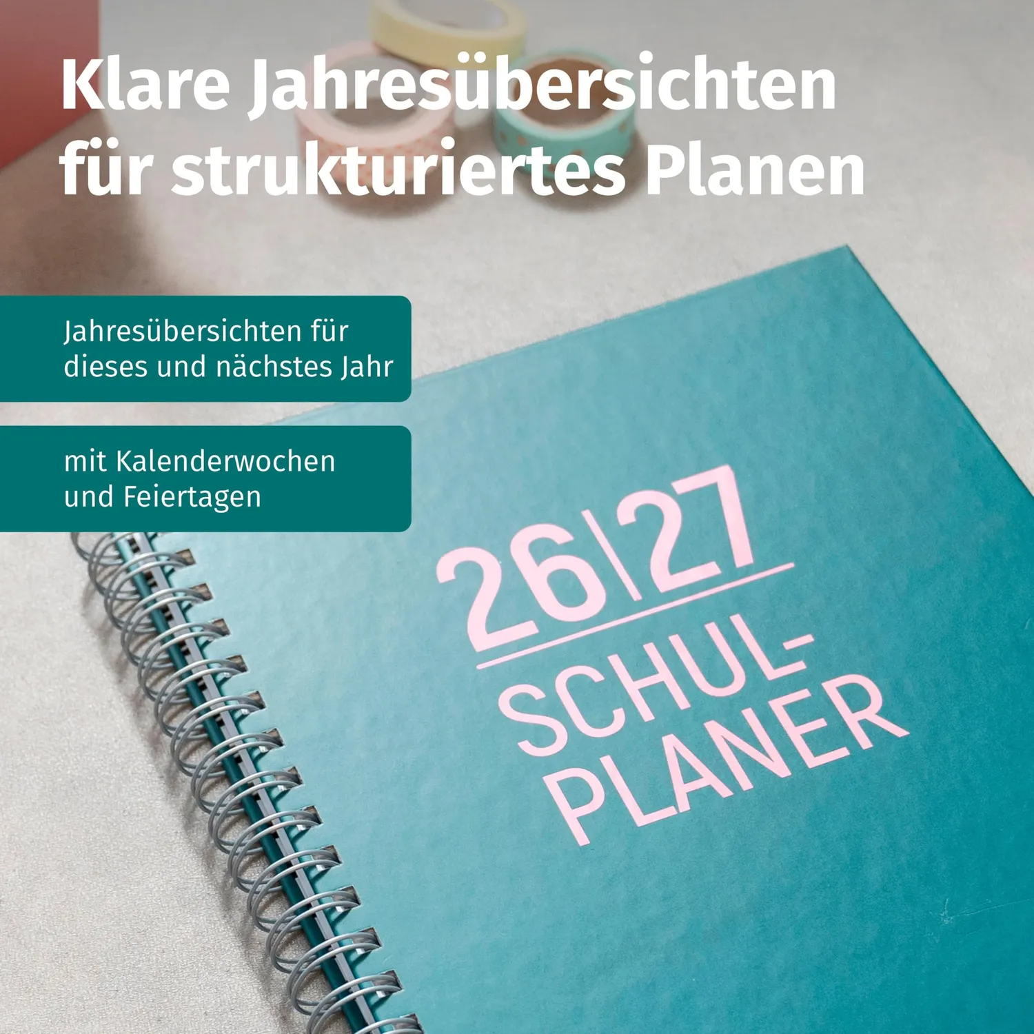 Betzold Design Lehrerkalender 2026/2027 Schulplaner