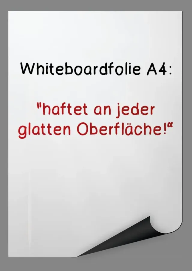 TimeTEX Whiteboard-Folie A4 Folie 5er-Set selbsthaftend
