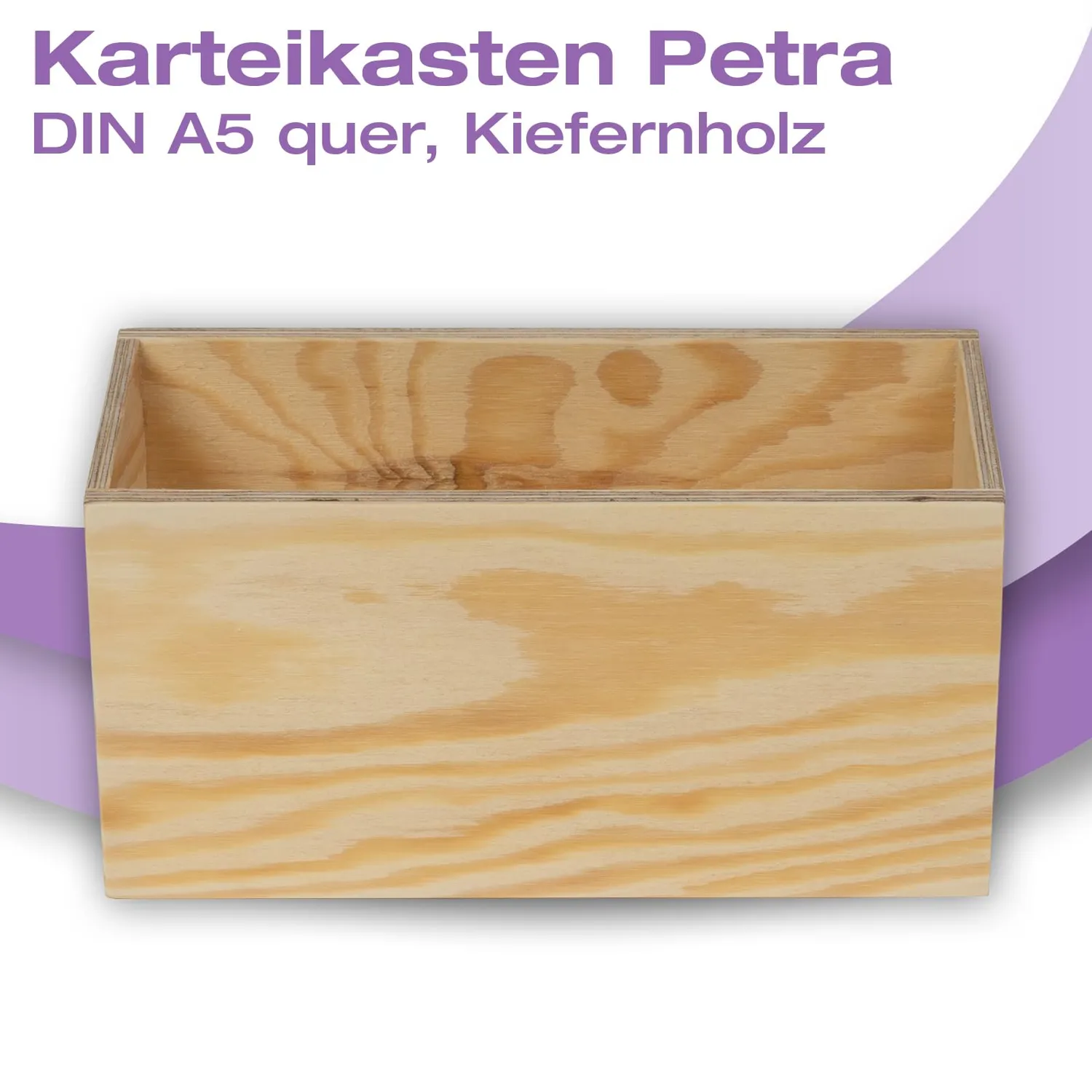TimeTEX Petra Karteikasten Kiefernholz