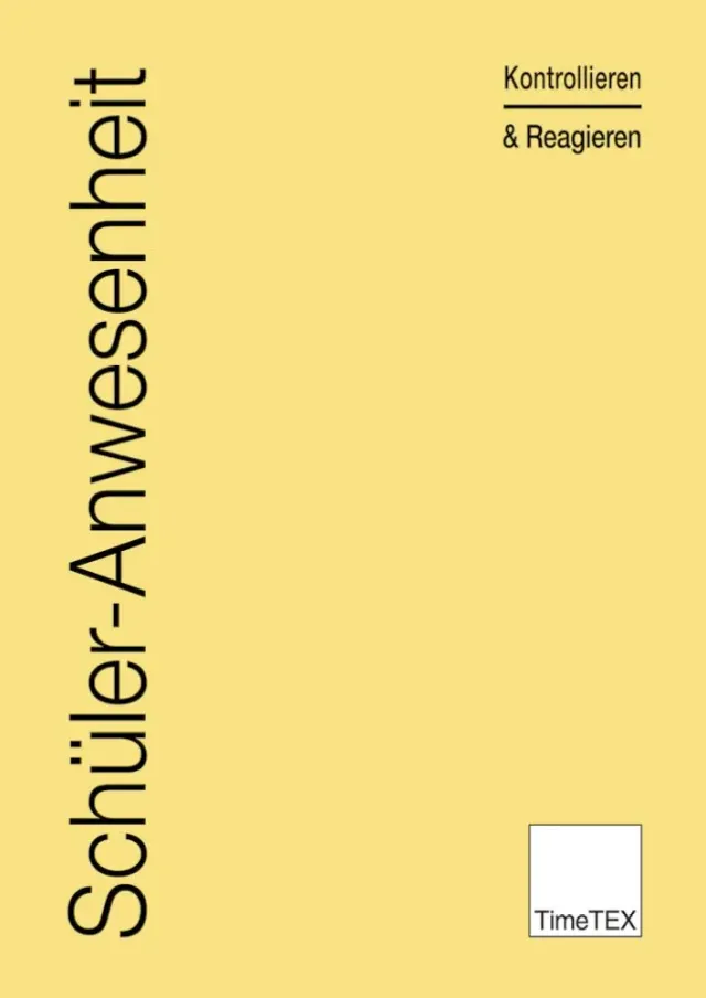 TimeTEX Schüler-Anwesenheit Heft A4 beige 10775