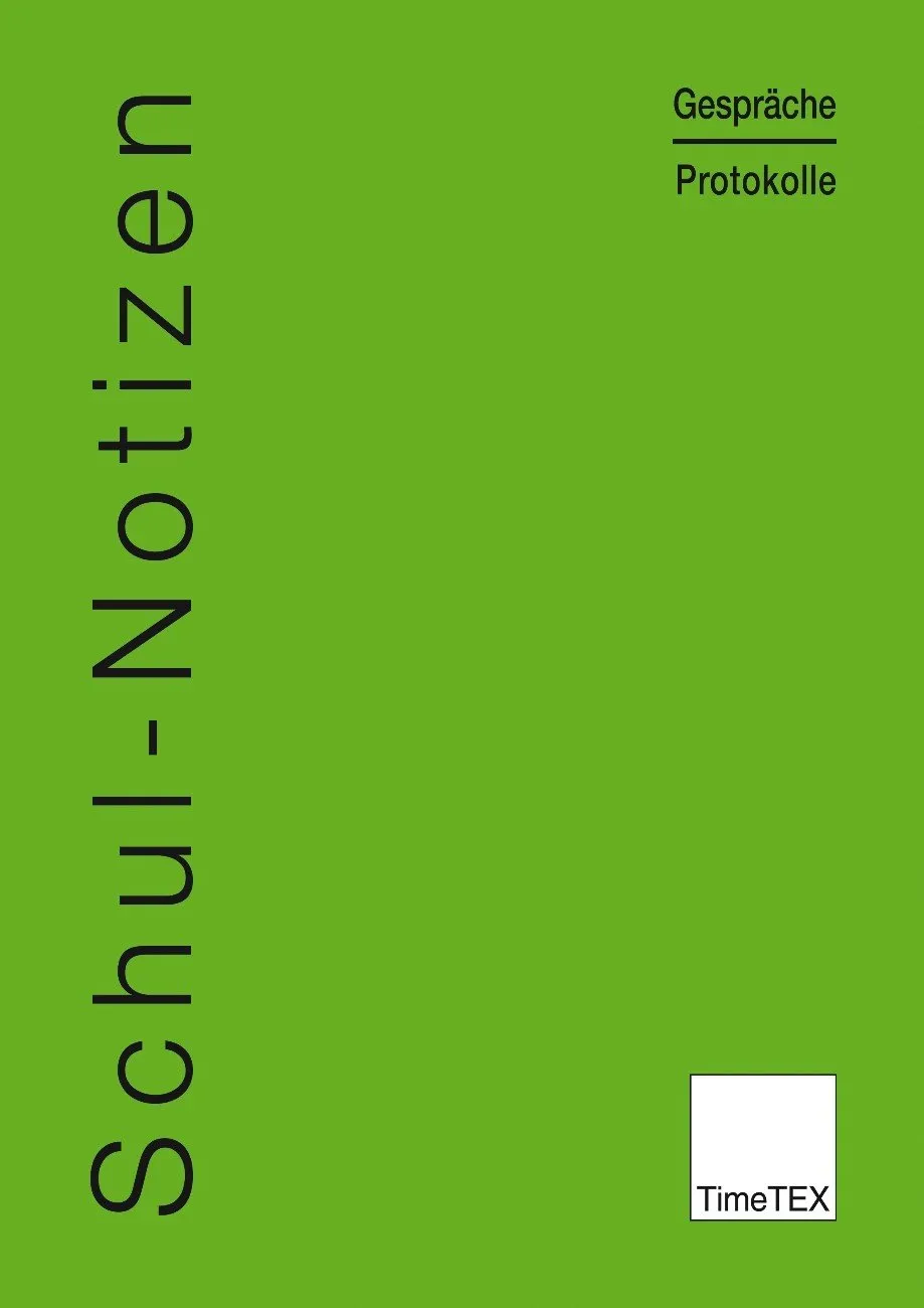 TimeTEX Schul-Notizen Gespräche Protokolle Heft 10778