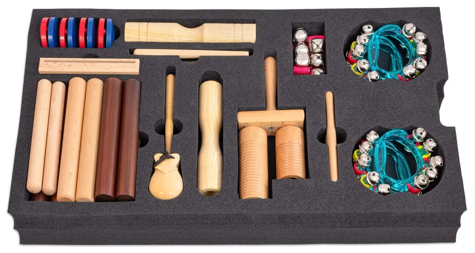 Betzold Rhythmik-Kiste Instrumentenset 38-teilig
