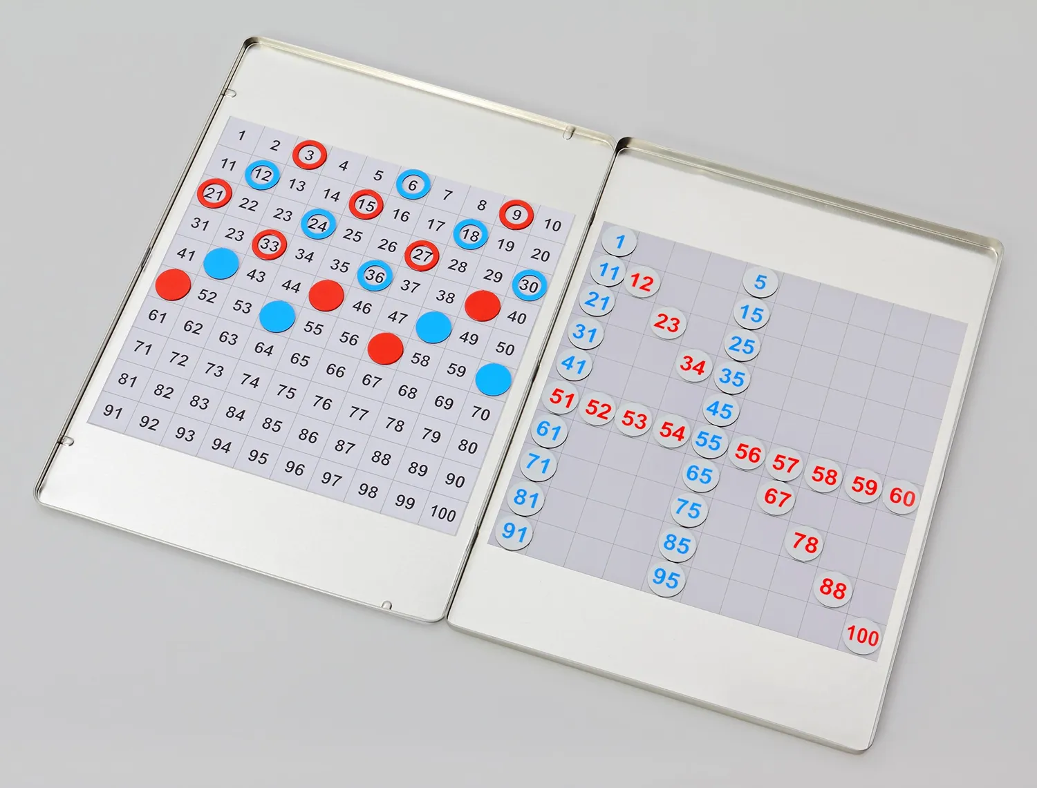 Betzold Rechenbox ZR 100 Mathematik-Set magnetisch Hunderterfeld