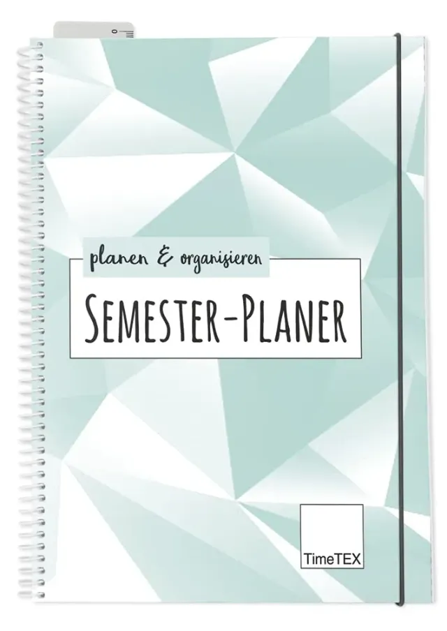 TimeTEX Semester-Planer 10509 Kalender A5 13 Monate Ringbindung
