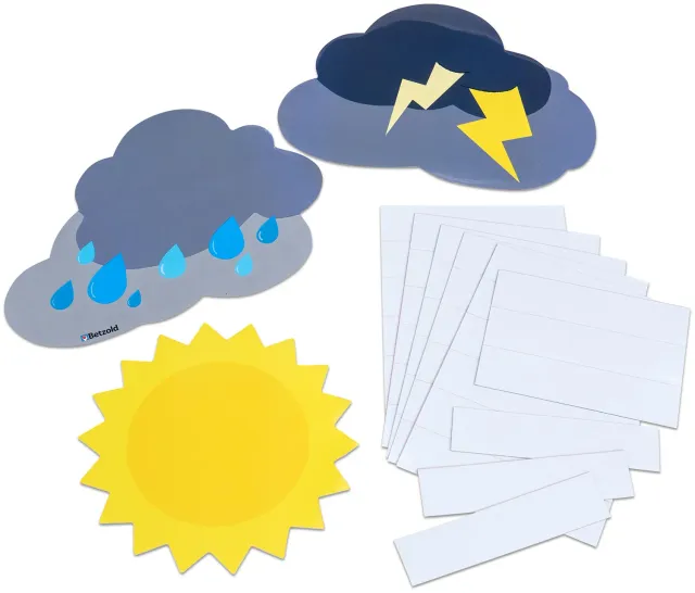 Betzold Verhaltens-Wetter Magnet-Set mit 36 Schildern