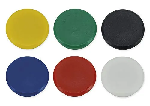 TimeTEX Haft-Magnete 24 mm 50 Stück Kunststoff