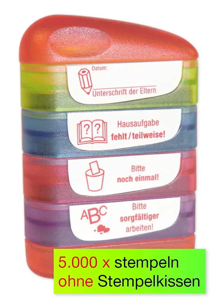TimeTEX Perpetuum Siebdruck-Stempel 4-in-1 Unterschrift
