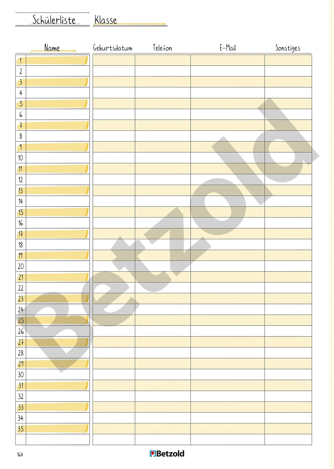 Betzold Planer-Set Referendariat 1 Schulplaner Lehrer