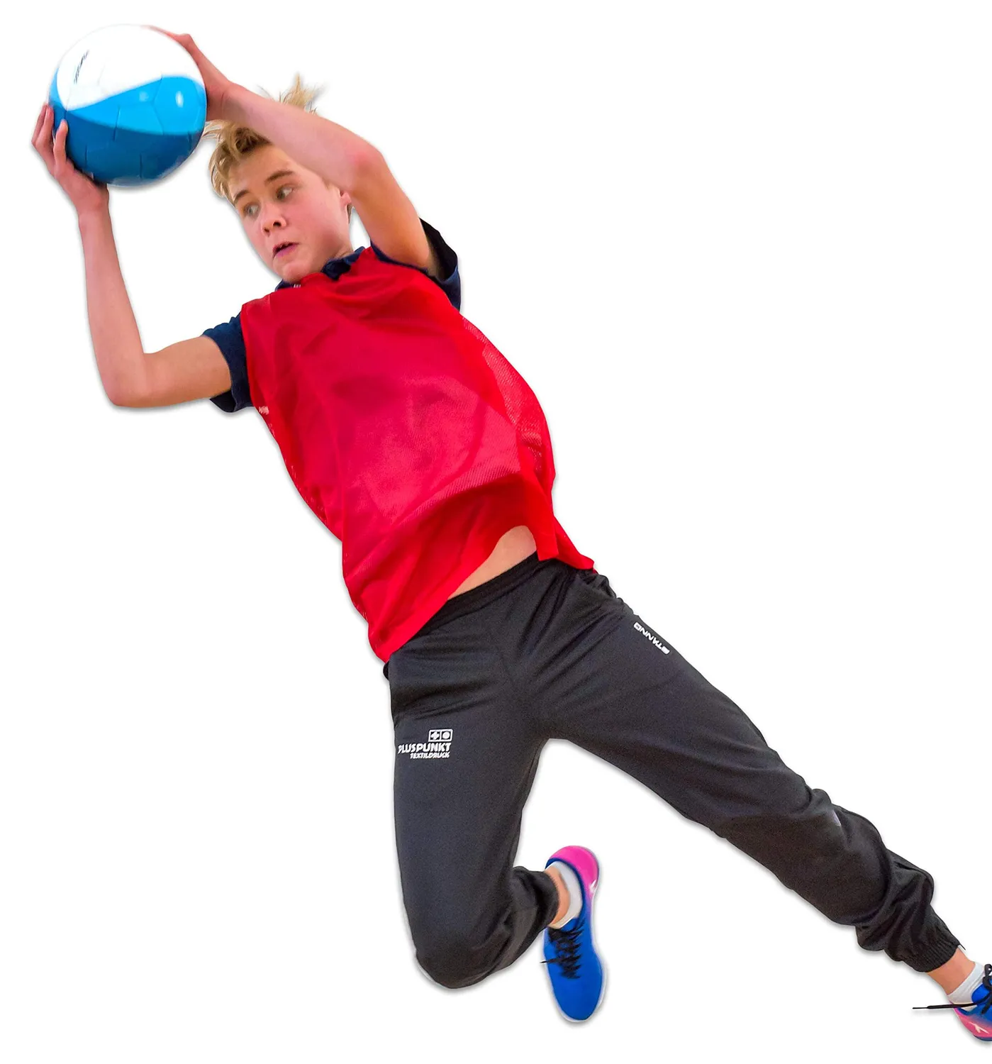 Betzold Schul-Fußball Größe 5 Kunstleder blau