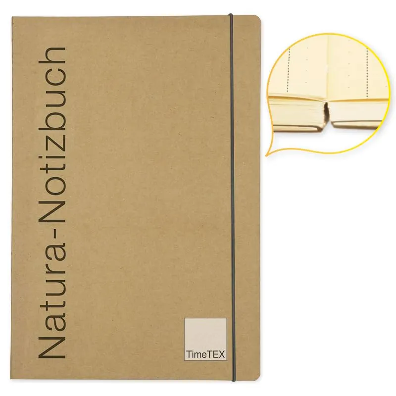 Natura Notizbuch A4-Plus 198 Seiten Karton-Cover