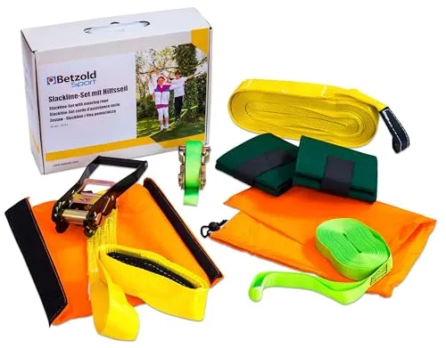 Betzold Slackline-Set 15 m mit Hilfsseil