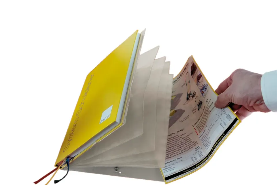 TimeTEX A5-Plus Aufsteck-Fächermappe transparent