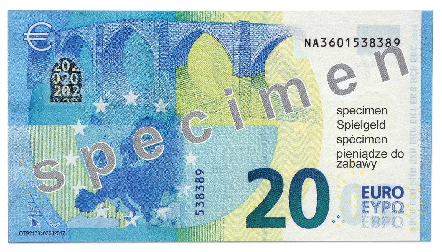 Betzold Euro-Lerngeldscheine Spielgeld 130-teilig Kunststoff