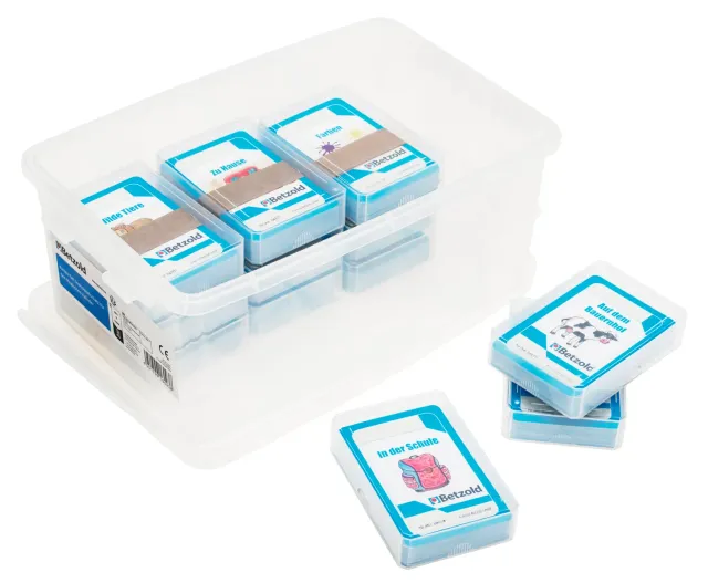 Betzold Kartenset Grundwortschatz für magischen Zylinder Box 432 Karten