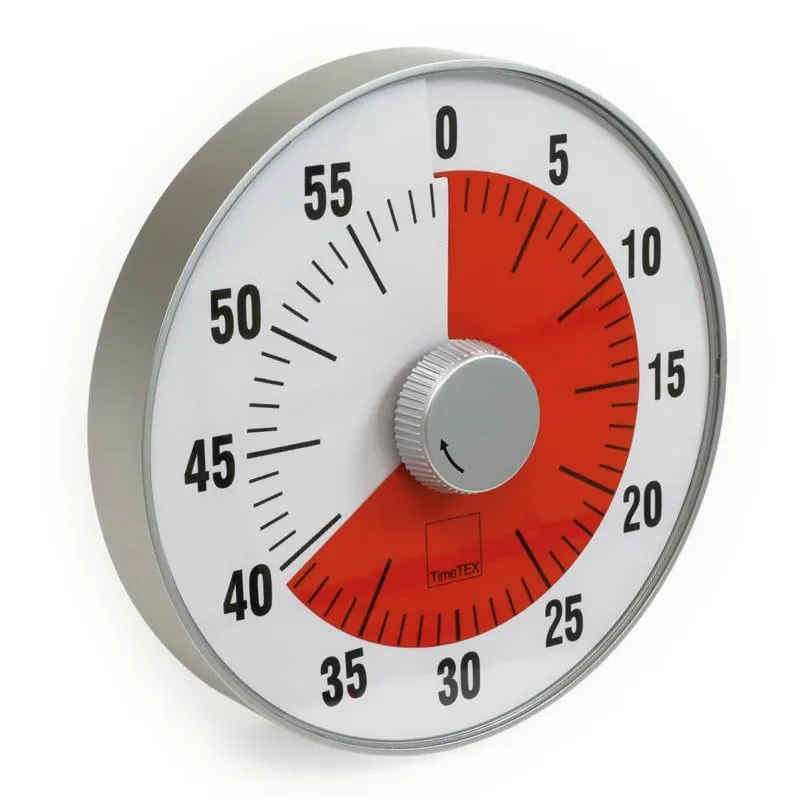 TimeTEX Zeitdauer-Uhr Timer Countdown lautlos