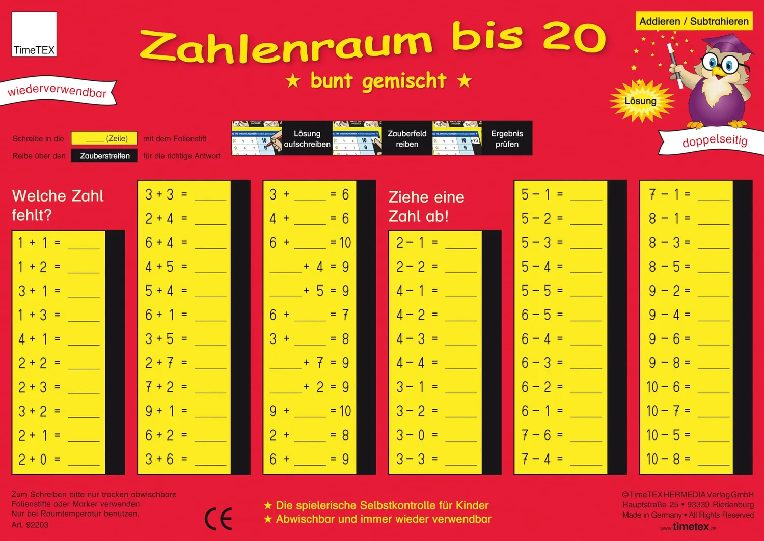 TimeTEX Zaubertafel Mathematik