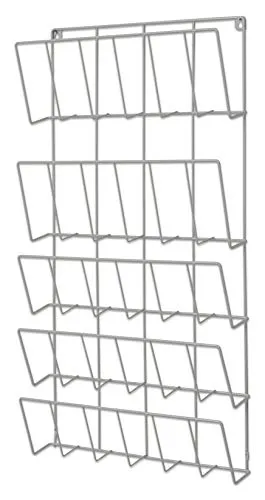 Betzold Bücherregal Wand Metall Silber