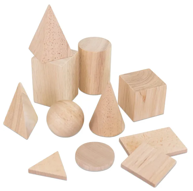 Betzold Geometrie-Körper und Grundflächen Holz