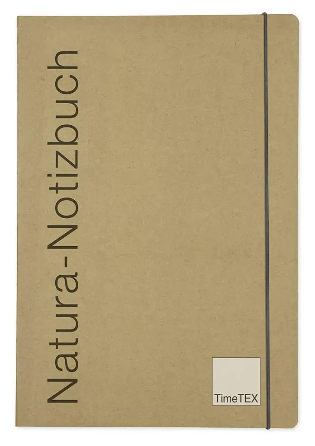TimeTEX Natura Notizbuch A5-Plus 10353 Punkt-Raster Karton-Cover