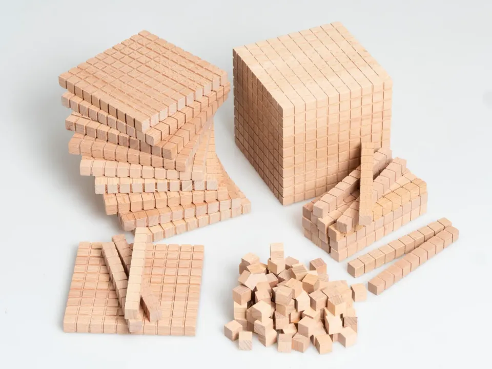 Betzold Dienes Zehnersystem-Satz Holz Dezimalsystem