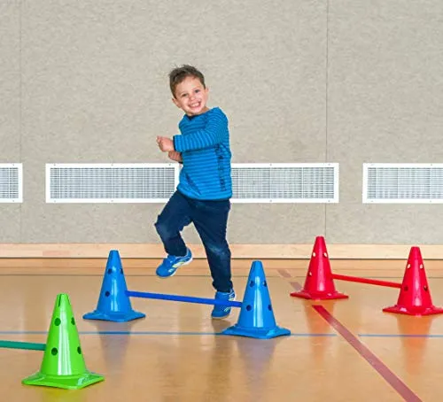 Betzold Gymnastik-Stäbe Set Gymnastikstangen 6 Farben