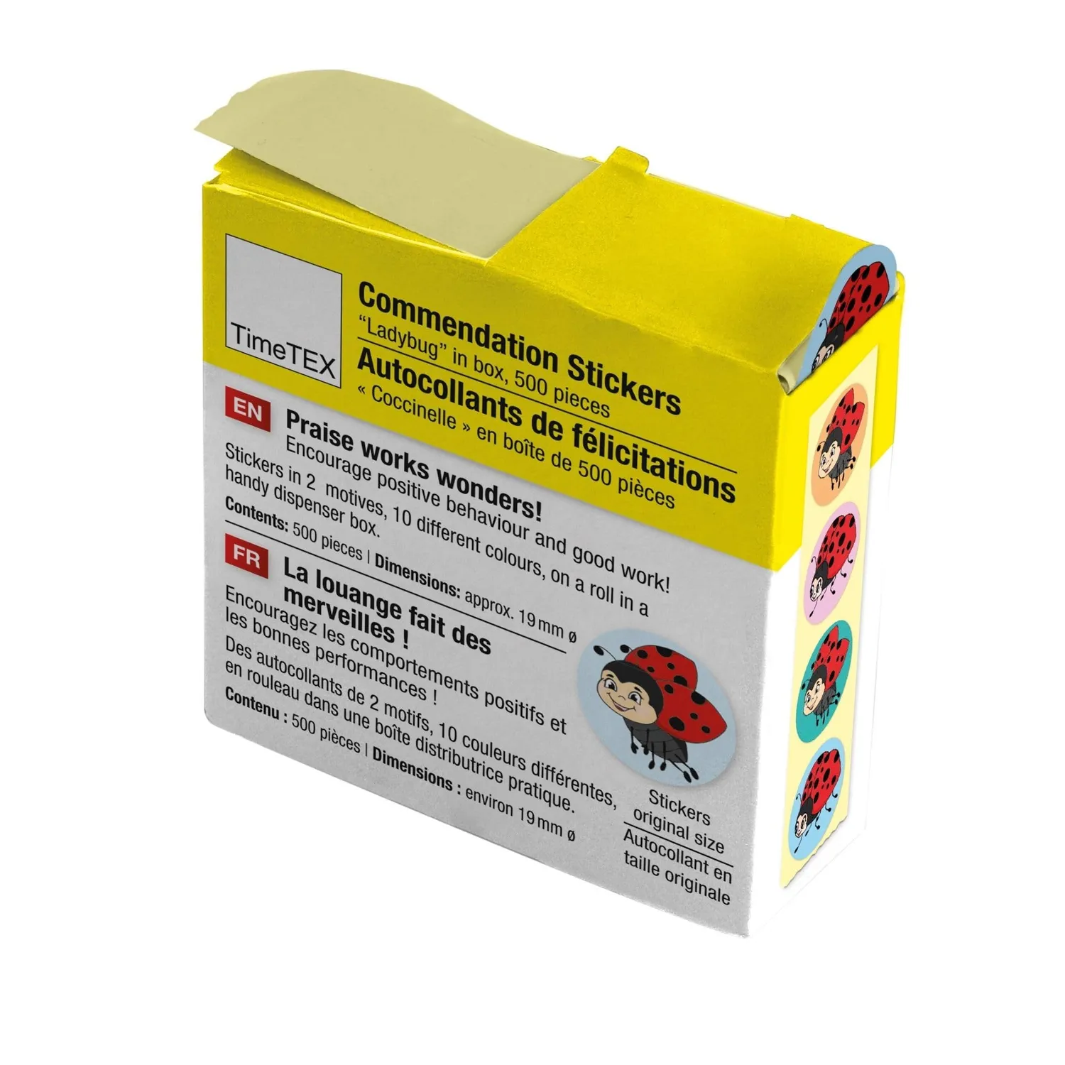 TimeTEX Belobigungs-Aufkleber Sticker 500er Box