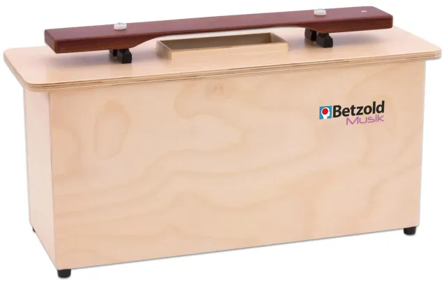 Betzold Kontrabass-Klangbausteine mit Klangkanal Hartholz