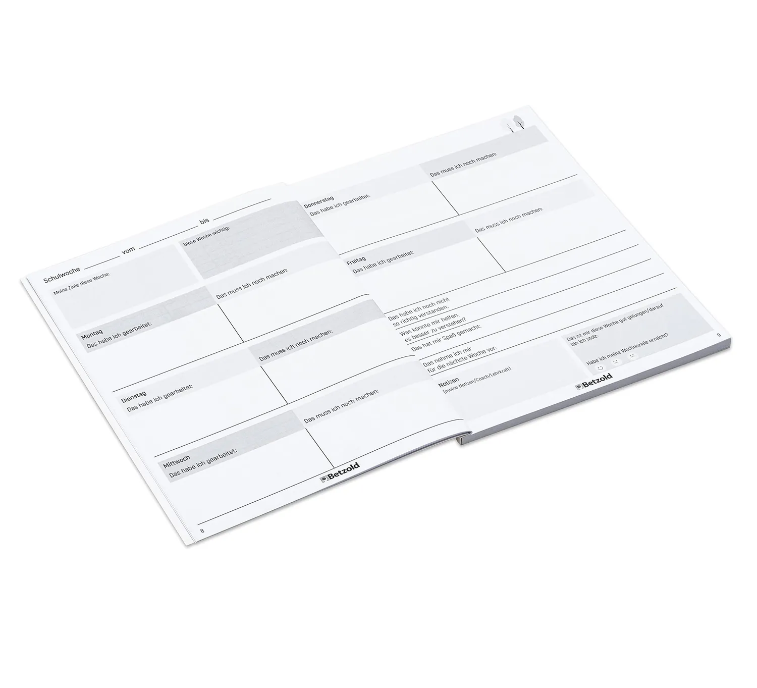 Betzold Lerntagebuch Lernplaner Schule Lernjournal