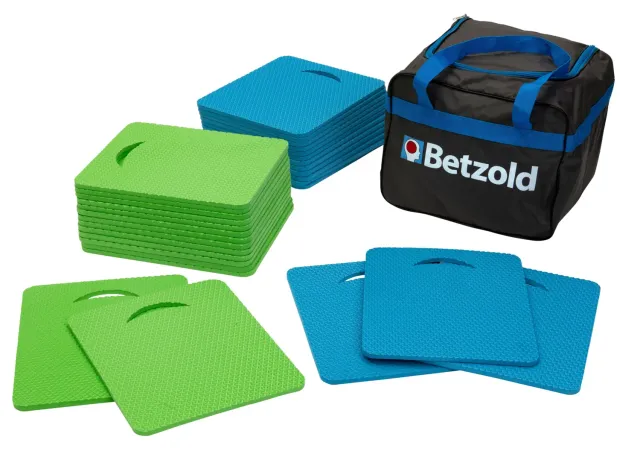 Betzold Sitzunterlagen-Set Sitzmatten 31-teilig grün/blau