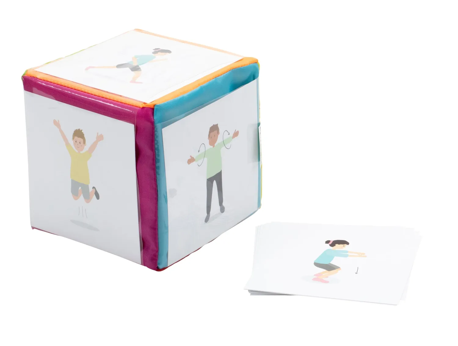 Betzold Pocket Cube Bewegungskarten Fitness 30 Karten