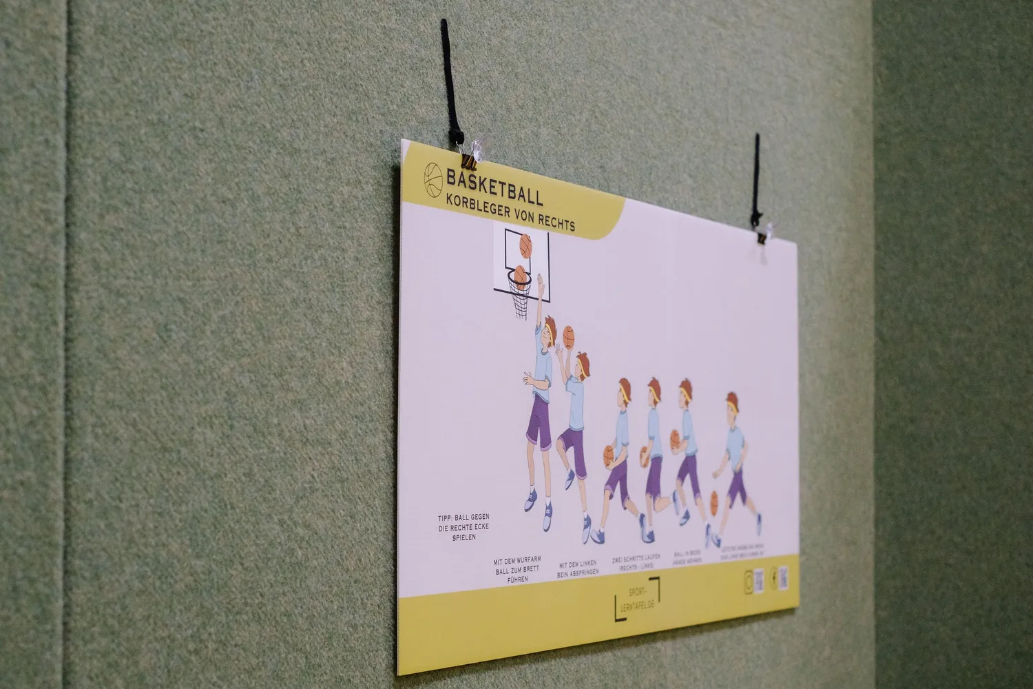 Sportlerntafel Befestigungsmaterial Set 4-teilig Saugnapf