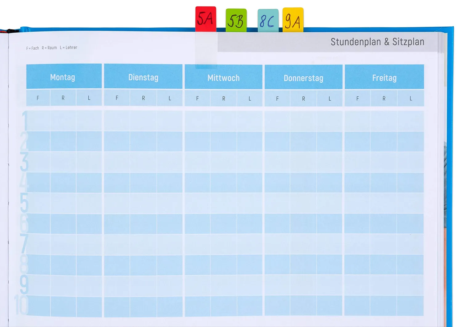 Betzold Index-Tabs Haftmarker 6 Farben reissfest