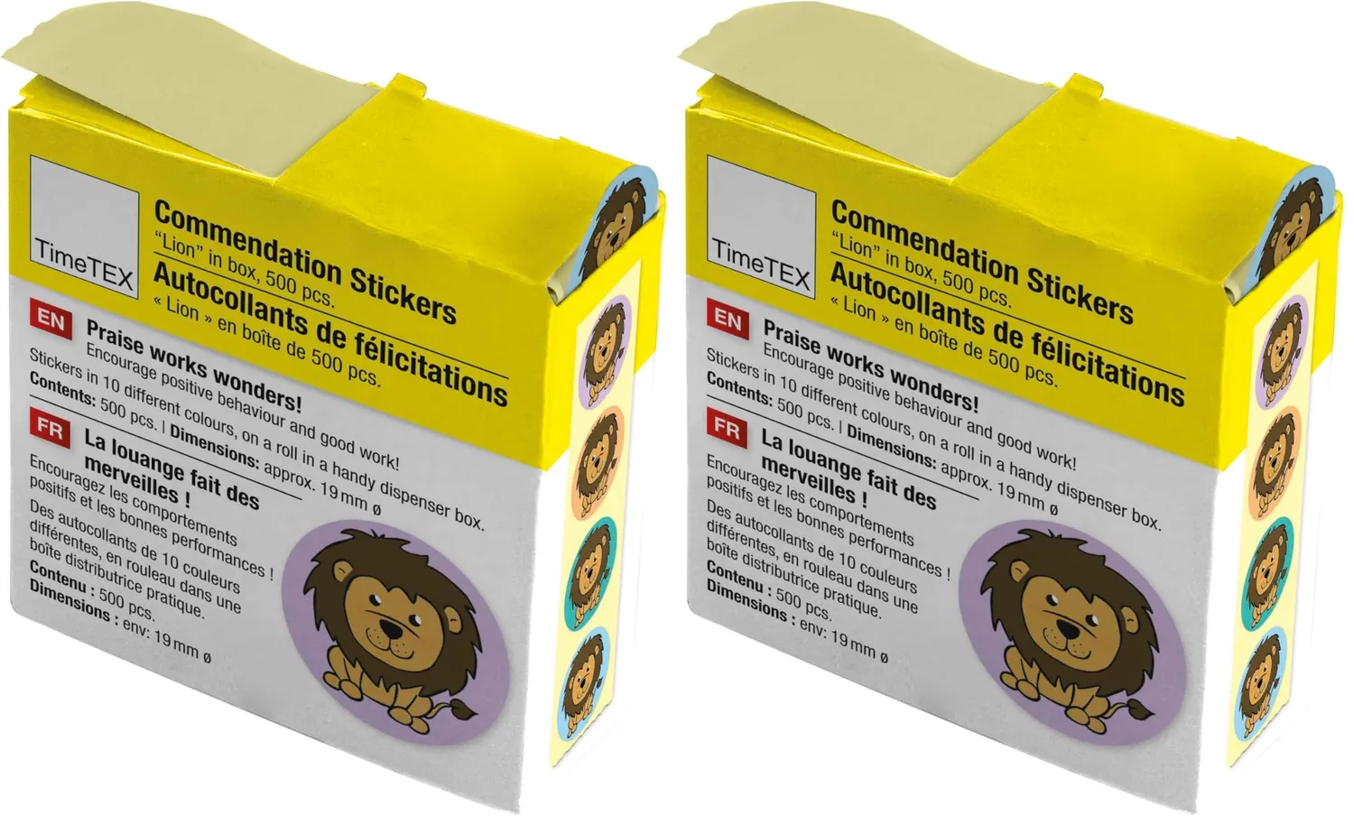 TimeTEX Belobigungs-Aufkleber 500 Stück