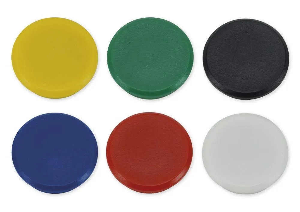 TimeTEX Haft-Magnete 24 mm 50 Stück Kunststoff