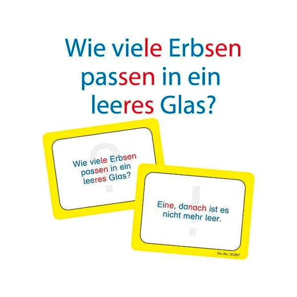 TimeTEX Scherzfragen-Kärtchen 110-teilig im Etui