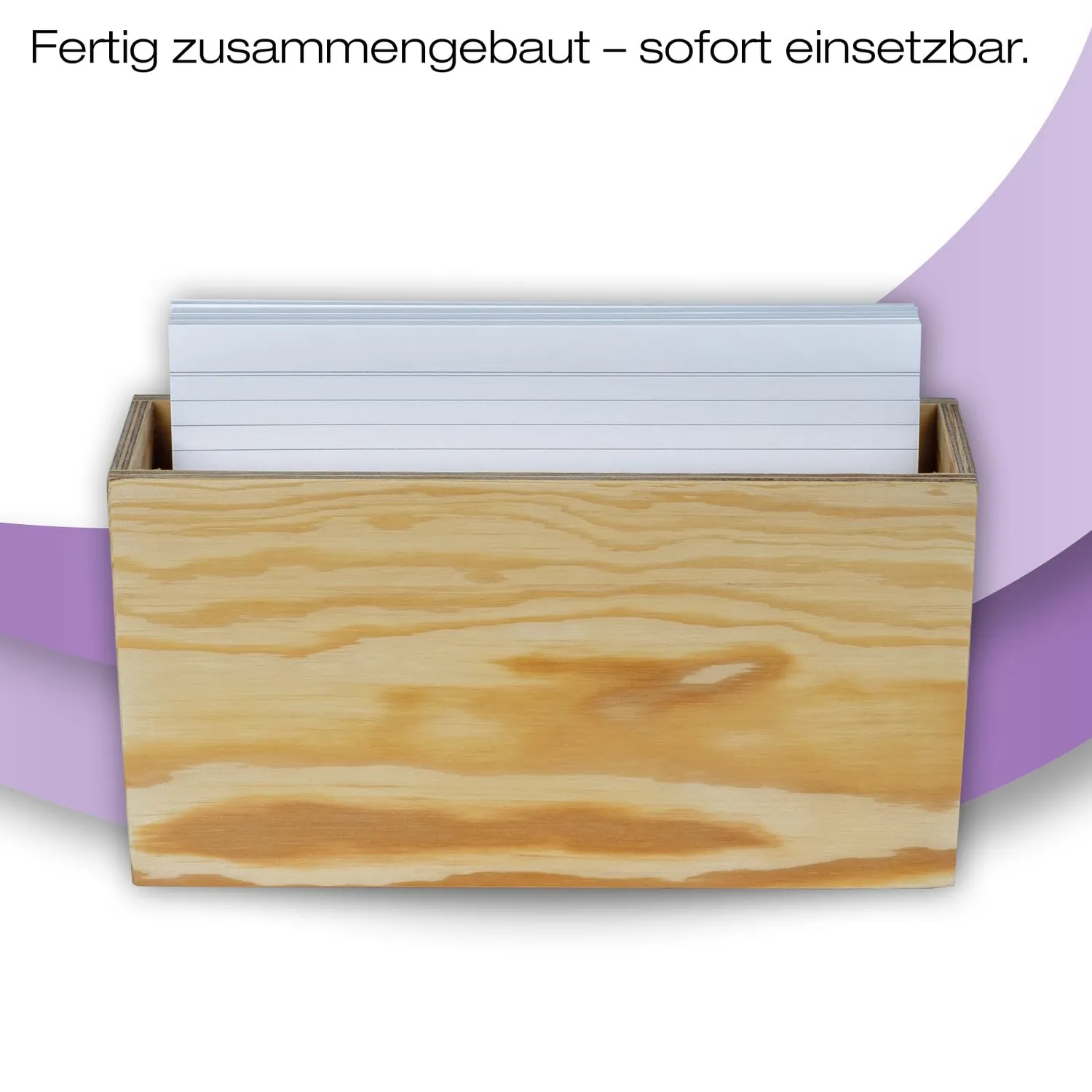 TimeTEX Petra Karteikasten Kiefernholz