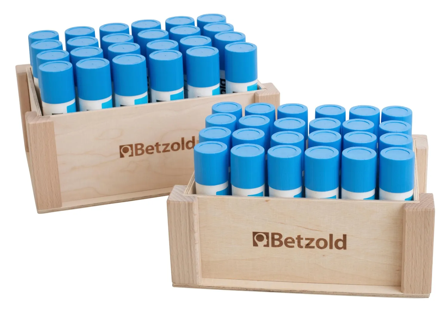 Betzold Aufbewahrungskiste Holz für Klebestifte
