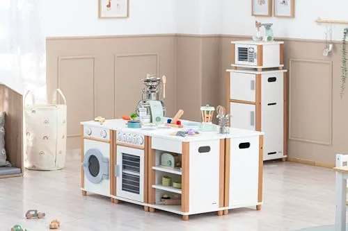 Betzold Kochinsel 6-teilig Spielküche mit Spüle